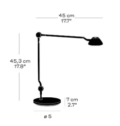 - Bordlampe - AQ01 - Sort*Fritz Hansen Best