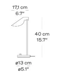 - Bordlampe - MS022 - Stål^Fritz Hansen Outlet