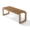 Fritz Hansen - Cutter Bænk - teak (L 120 cm)^​​​​​​​Fritz Hansen Discount