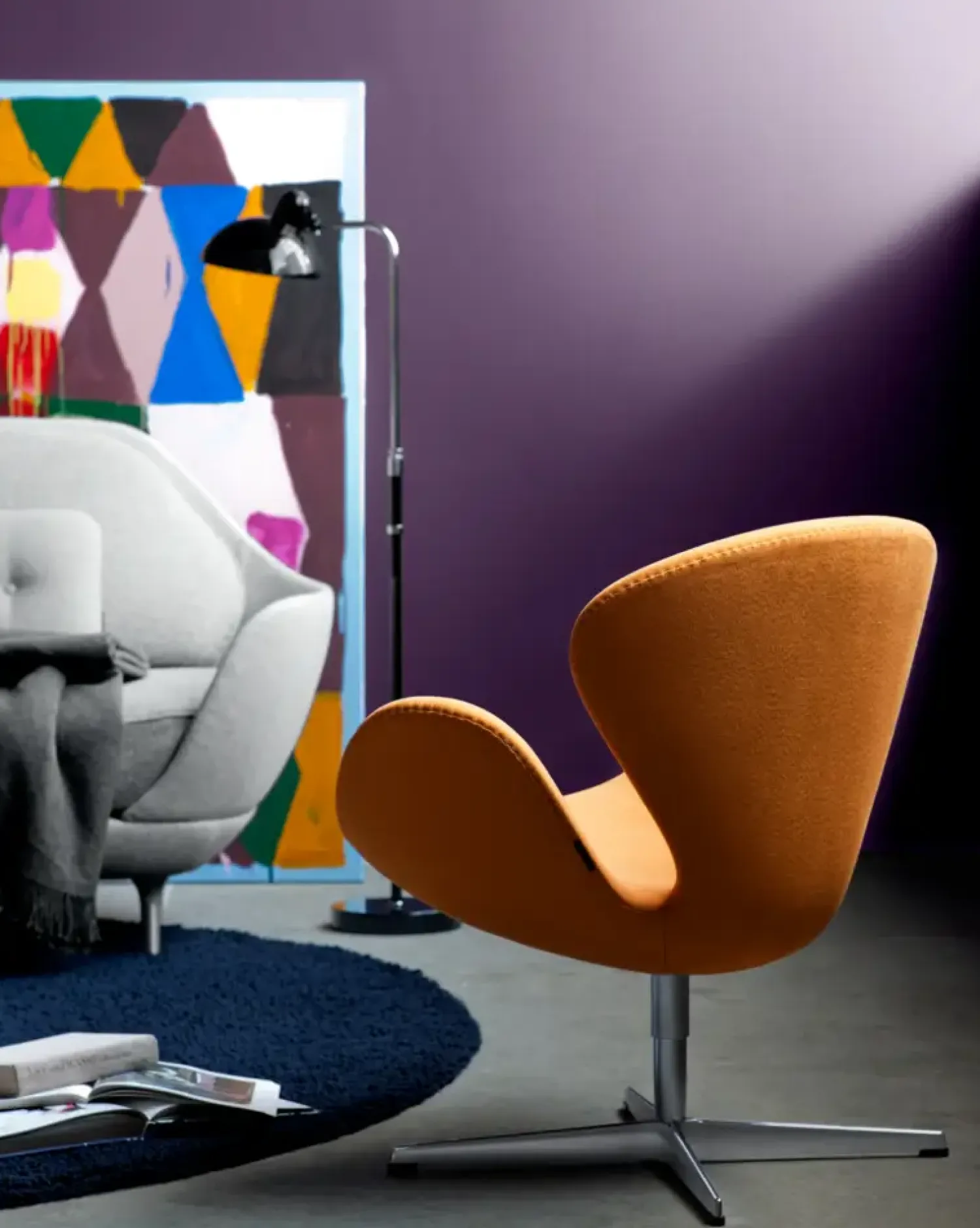 - Kaiser Idell 6580-F - Gulvlampe - Sort*Fritz Hansen Discount