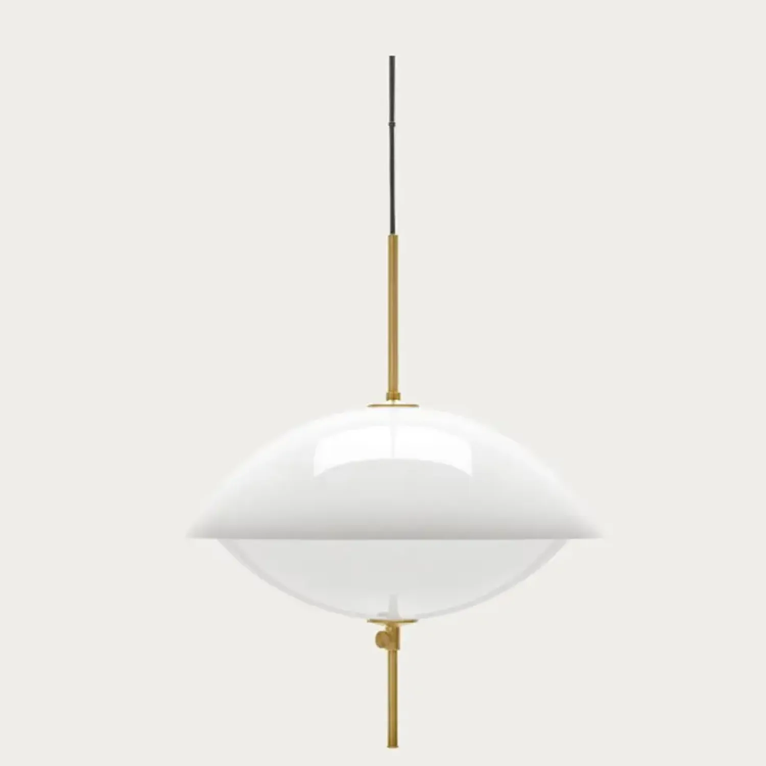 - Loftlampe - Clam - Opal/Messing - Ø55^Fritz Hansen Sale
