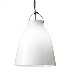 - Loftlampe - Caravaggio Opal - P2 Medium - Silver ledning 3m^Fritz Hansen Online