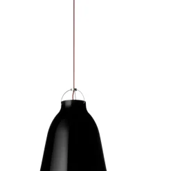 - Loftlampe - Caravaggio - Sort - P3 Large - Rød ledning 6m^Fritz Hansen Outlet