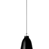 - Loftlampe - Caravaggio - Sort/Sort - P2 Medium - Sort ledning 3m*Fritz Hansen New