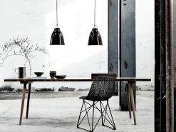 - Loftlampe - Caravaggio - Sort/Sort - P2 Medium - Sort ledning 3m*Fritz Hansen New