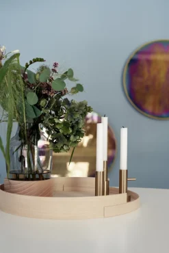 - Lysestage - Single - messing - 10x5 cm*Fritz Hansen Best