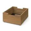 Fritz Hansen - Opbevaringskasse - Cutter box low - Teak* Online