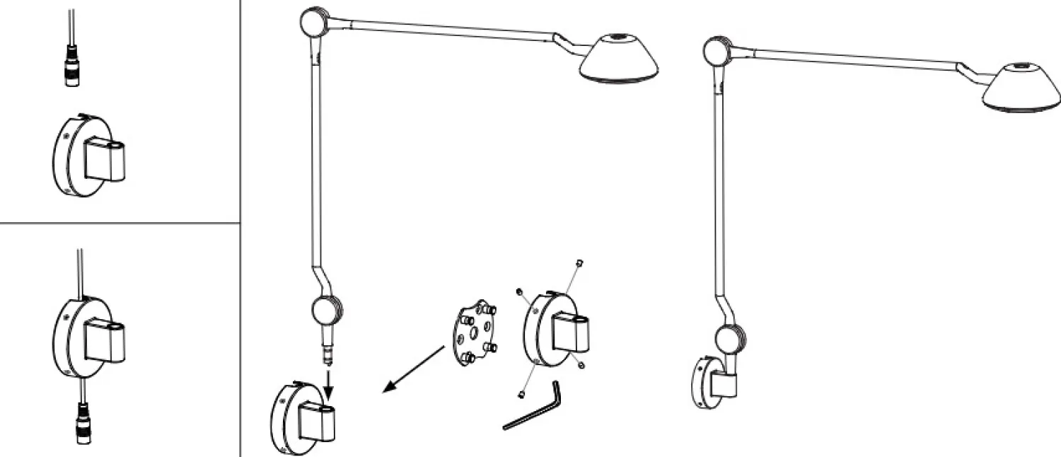 - Væglampe - AQ01 - Hvid^Fritz Hansen Outlet