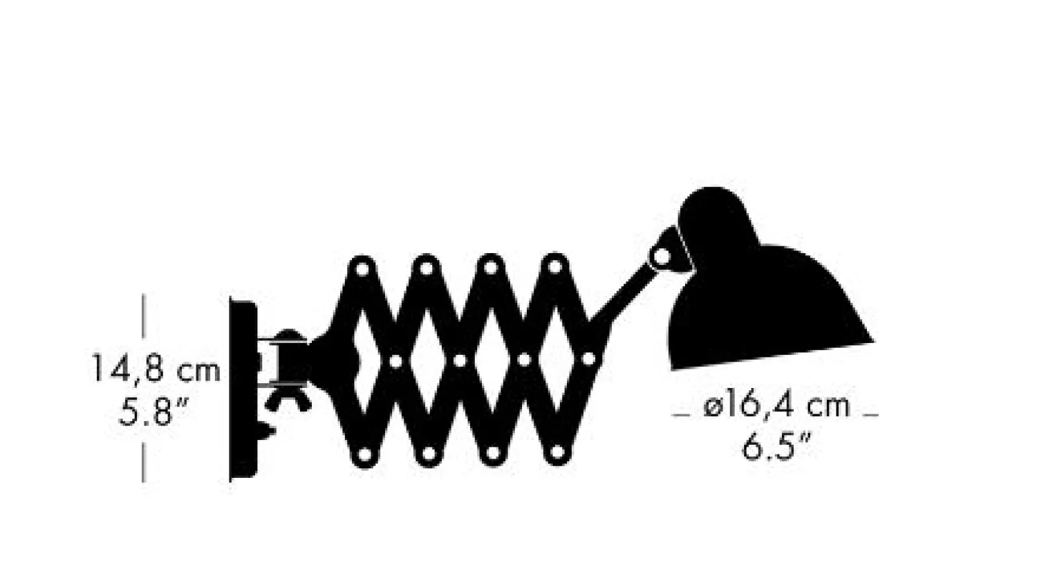 - Væglampe - Kaiser Idell 6718-W - Mat grå*Fritz Hansen Outlet