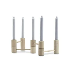 Fritz Hansen lysestage - Segment Candleholder i eg*​​​​​​​Fritz Hansen New