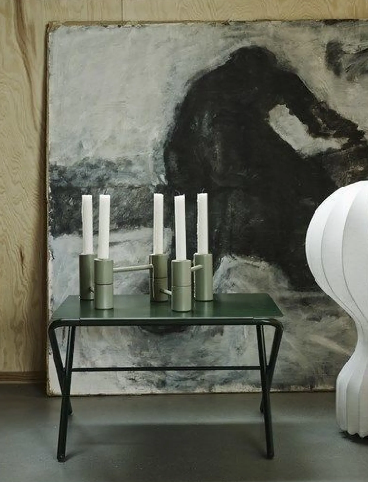Fritz Hansen lysestage - Segment Candleholder i eg*​​​​​​​Fritz Hansen New