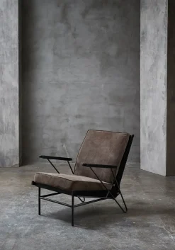 - Andorra Loungestol - Grå Ruskind*Fuhrhome Hot