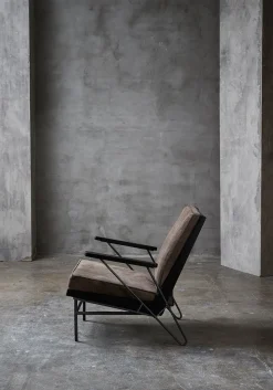 - Andorra Loungestol - Grå Ruskind*Fuhrhome Hot