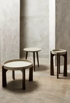 - Sidebord / Sofabord - Grå / Brun^Fuhrhome Hot