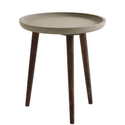 - Sidebord / Sofabord - Grå / Brun*Fuhrhome Online