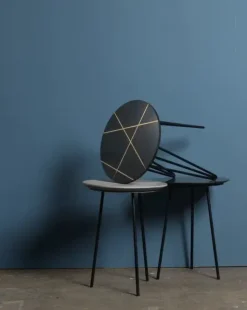 - Sidebord / Sofabord - Sort / Messing*Fuhrhome Online