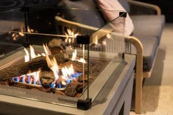 - Bålsted - Cozy Living firepit Lisboa - concrete grey - 60x60 cm^Garden Impressions Best