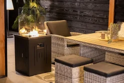 - Bålsted - Cozy Living firepit Lagos - Black/Sort - 51 x 51 x H72 cm*Garden Impressions Clearance