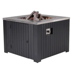 - Bålsted - Cozy Living firepit Faro - Black/sort - 60x60 cm^Garden Impressions New