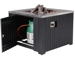 - Bålsted - Cozy Living firepit Faro - Black/sort - 60x60 cm^Garden Impressions New