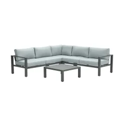 - Lounge Sæt - Bianca - 4-pcs - black*Garden Impressions Outlet