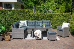 - Lounge Sæt - Blue bird - 5-pcs - left*Garden Impressions Outlet