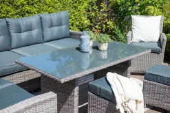 - Lounge Sæt - Blue bird - 5-pcs - left*Garden Impressions Outlet