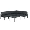 - Lounge Sæt - Lexington - Right - Black/Sort^Garden Impressions Clearance