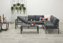 - Lounge Sæt - Lexington - Right - Black/Sort^Garden Impressions Clearance