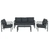 - Lounge Sæt - Springs - Black/Sort^Garden Impressions Best