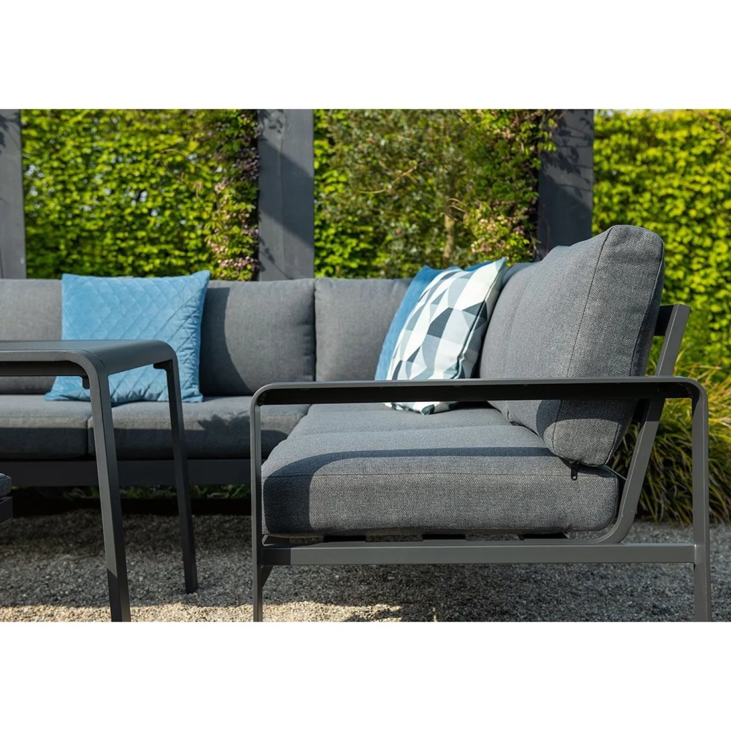 - Lounge Sæt - Oreon - 4-pcs - black/grey^Garden Impressions Online