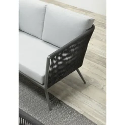 - Lounge Sæt - Canberra - set 5-pcs - arctic grey*Garden Impressions Online