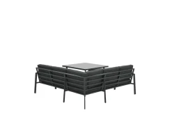 - Lounge Sæt - Wellington - 5-pcs - black*Garden Impressions Discount