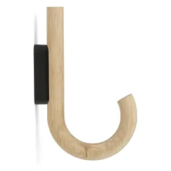 - Hook knage i Eg og sort, 13 x 2 x 19 cm*Gejst Clearance