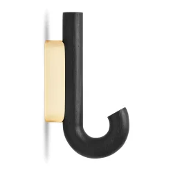 - Hook mini knage - Black Oak Brass*Gejst Outlet