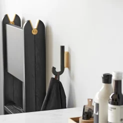 - Hook mini knage - Black Oak Brass*Gejst Outlet