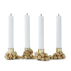 - lysestage Molekyl 4 - messing*Gejst Online