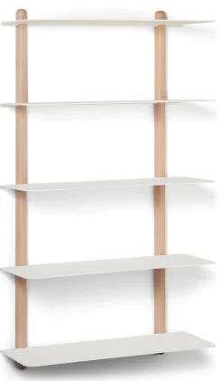 - NIVO E væghylde - Large - Lys eg/Hvid - 118x66 cm*Gejst Sale