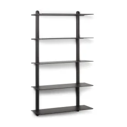- NIVO E væghylde - Large - Sort ask/Sort^Gejst Outlet