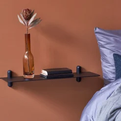 - NIVO G væghylde - Large - Sort ask/Sort^Gejst New