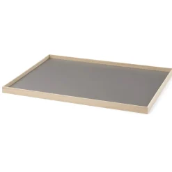 bakke - Frame tray large i eg/grå - 50x35 cm*Gejst Hot