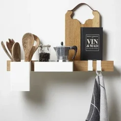 knager - Flex hooks i hvid (sæt med 2 stk.)^Gejst Best