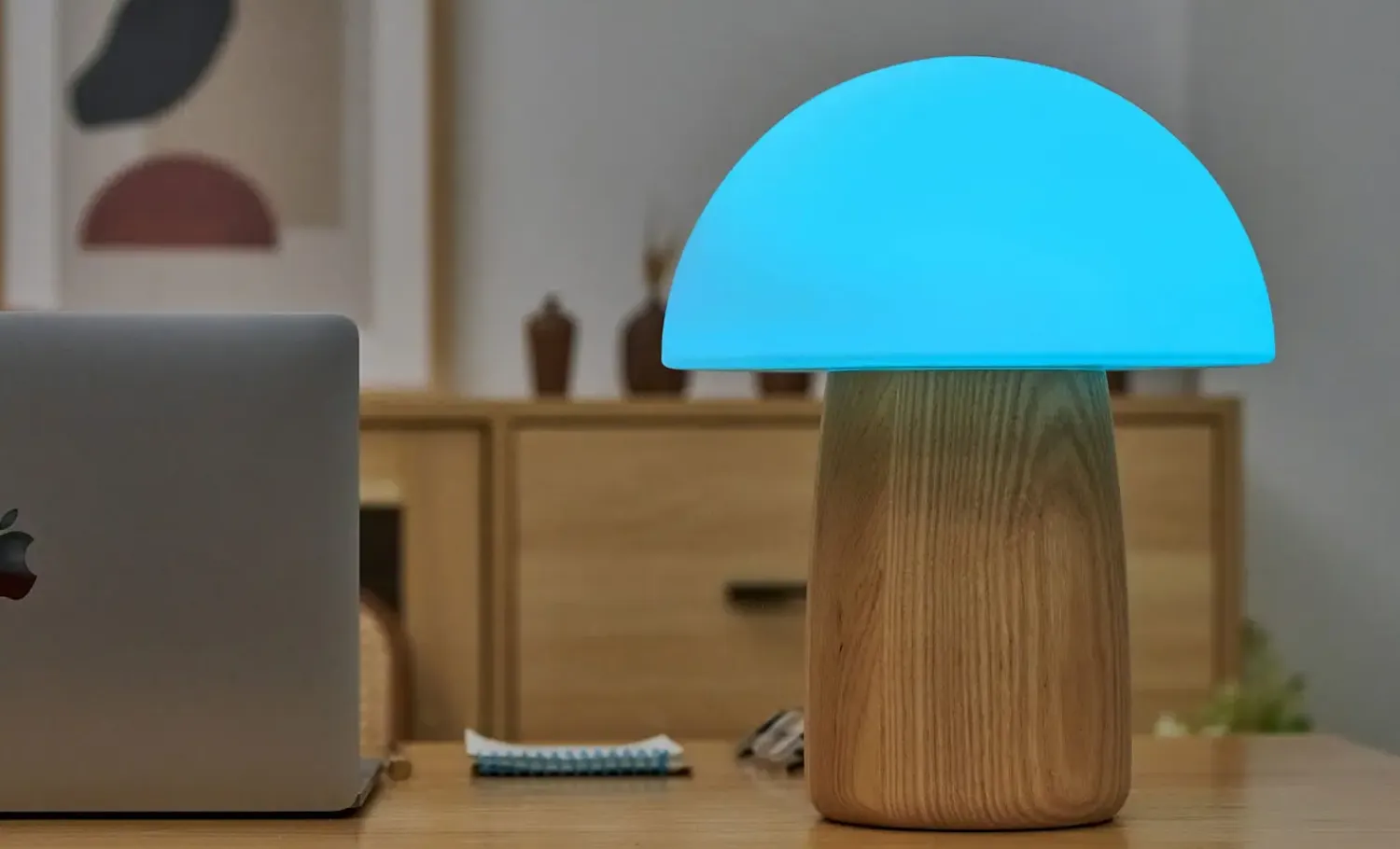 - Alice Mushroom Lamp - Large - White Ash Wood^Gingko Sale