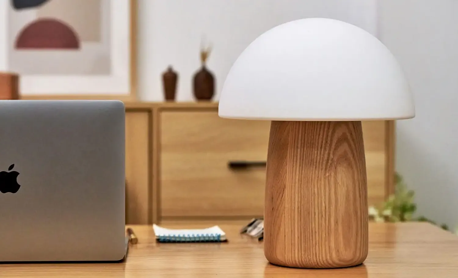 - Alice Mushroom Lamp - Large - White Ash Wood^Gingko Sale