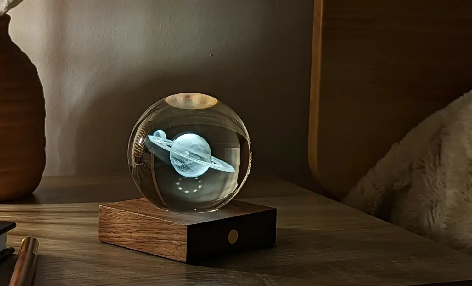 - Amber Crystal Light - Saturn*Gingko New