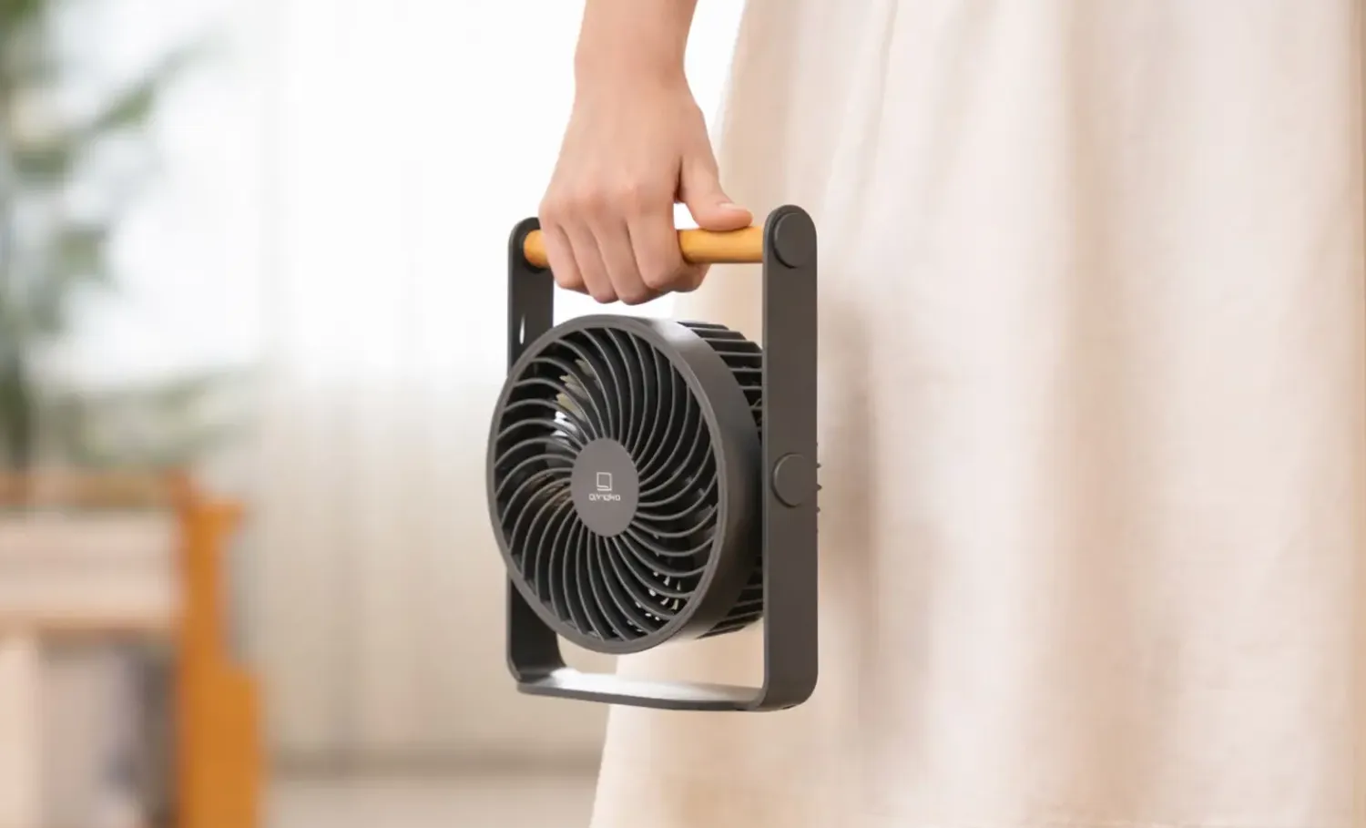 - Bord Ventilator - Lyra - Lys grå^Gingko