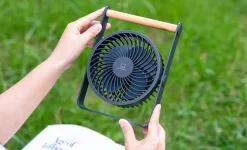 - Bord Ventilator - Lyra - Lys grå^Gingko