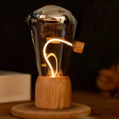 - Bordlampe - Opal Drift Light - Hvid Ask^Gingko Outlet