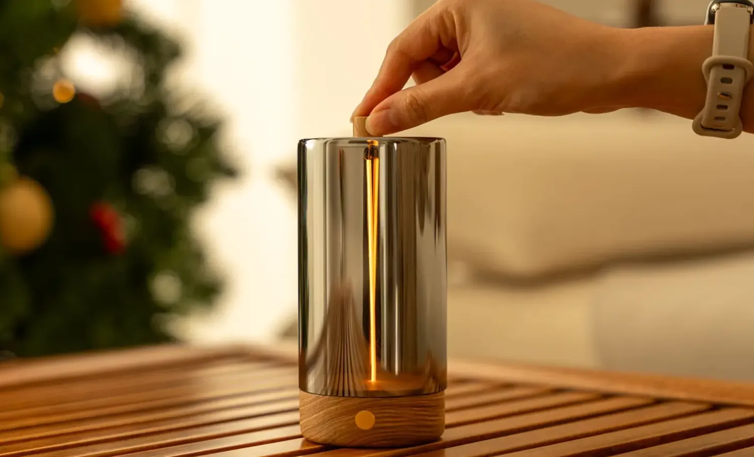 - Bordlampe - Solis Drift Light - Hvid Ask^Gingko Online