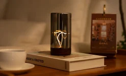 - Bordlampe - Solis Drift Light - Valnød*Gingko Sale